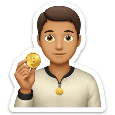 Just like the fourth one but with a coin in his hand instead of that weird shaped sticker