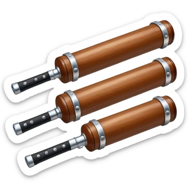 two police truncheon sticker