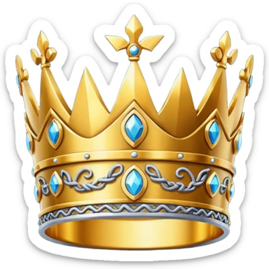 Viking Crown sticker