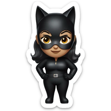 Fat Catwoman sticker