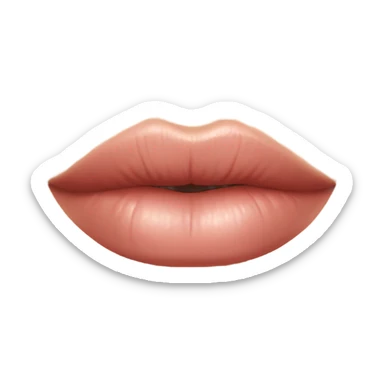 Lip filler sticker