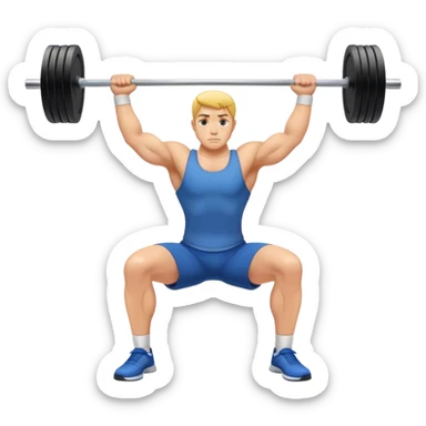 upper-back row exercise sticker