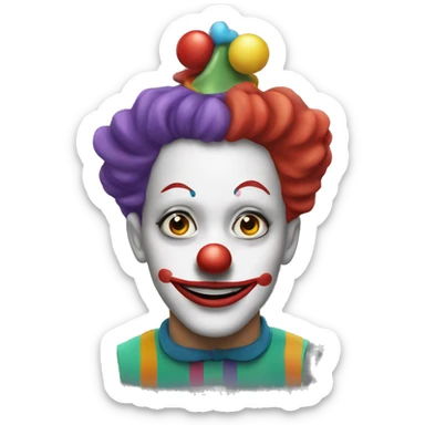 Clown caro sticker