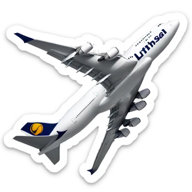 boeing-747 lufthansa sticker