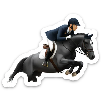 Showjumping sticker