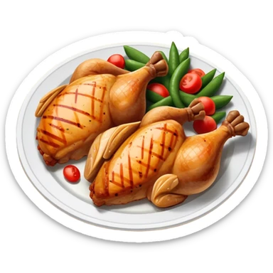 pollo a la brasa sticker