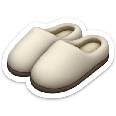 cozy house slippers  sticker