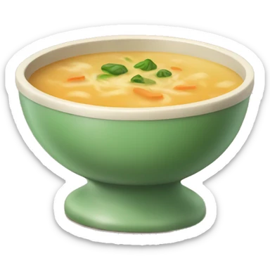 Bowl of soup sticker