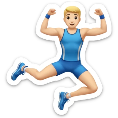 jumping fitness  sticker