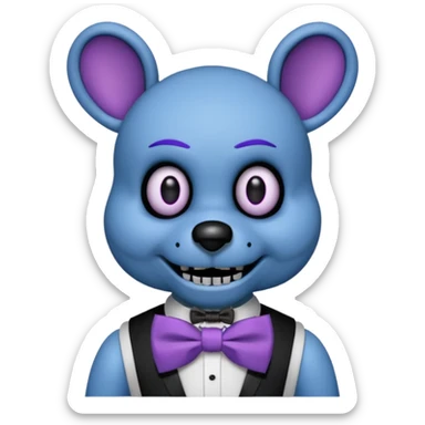 Bonnie(blue) from the Five Nights At Freddy's movie sticker