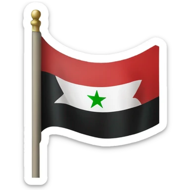 Independent Syria flag sticker
