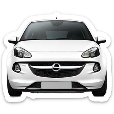 opel adam offwithe de face sticker
