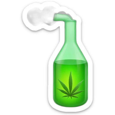 marijuana bong sticker