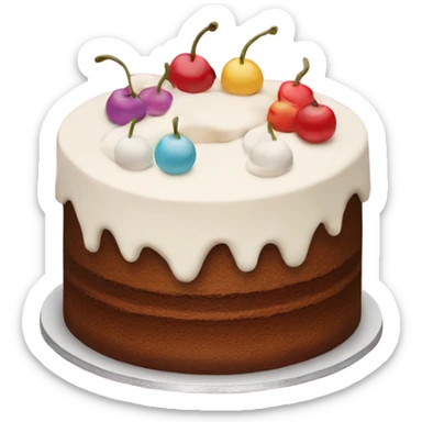 Cake sticker