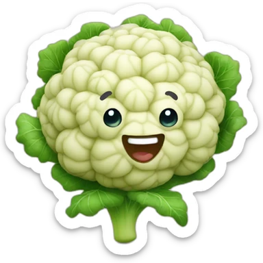 cauliflower Dancing sticker
