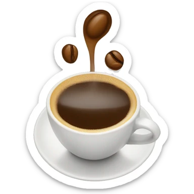 A cup of coffee  sticker