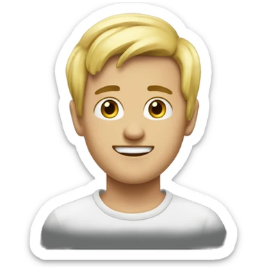 бантик белый  sticker