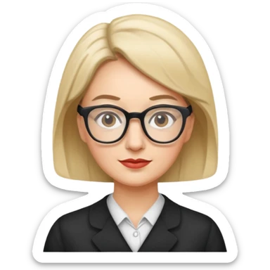 woman teacher in 20 century sticker