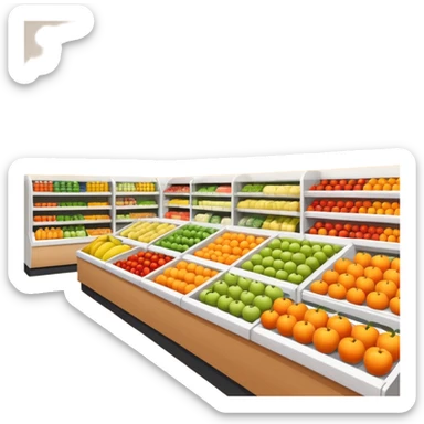 food shoping sticker