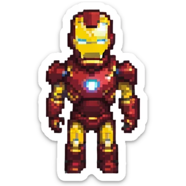 Iron Man Marvel superhero sticker