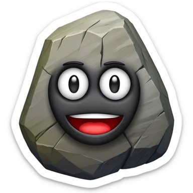Cinematic Realistic Guatapé Rock Emoji sticker