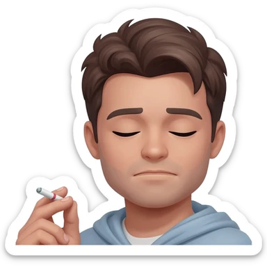 Smoking joint sticker