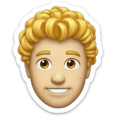 Un clow qui rigole sticker