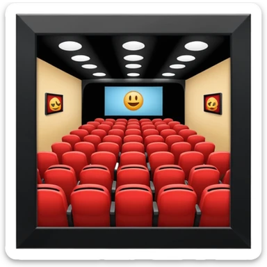 sala de cine sticker