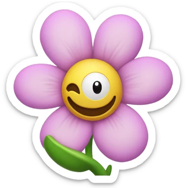 Wonder flower from Super Mario Wonder sticker