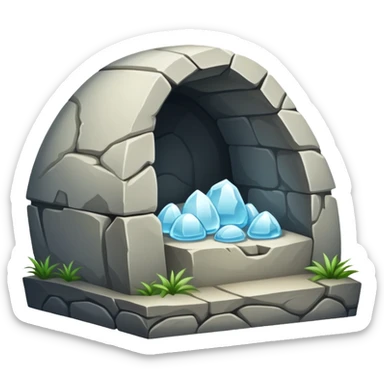 Empty tomb Easter  sticker