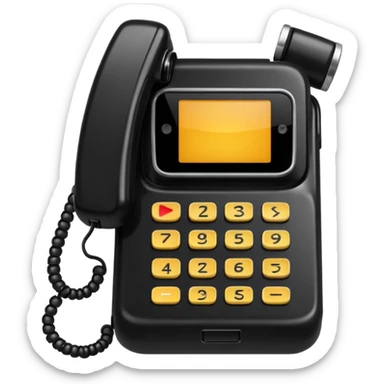 old flip phone sticker