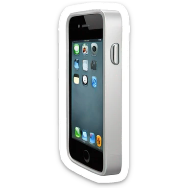 iPhone 15 with the front side sticker