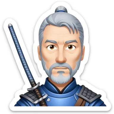 Samurai Defender sticker