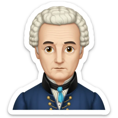 John Byron, grandfather of Lord Byron, born 1723 sticker