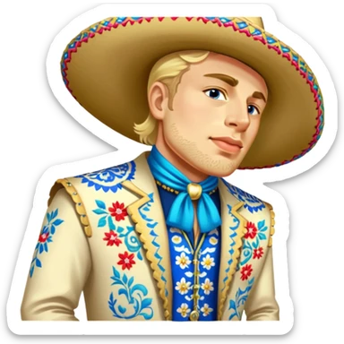 Charro Performer sticker