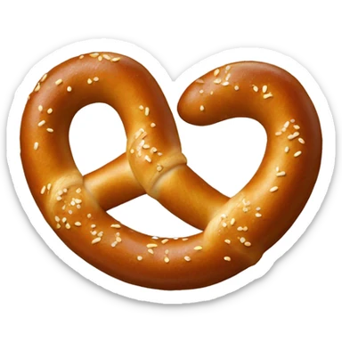 Pretzel sticker