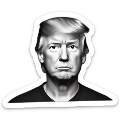 trump's mugshot sticker