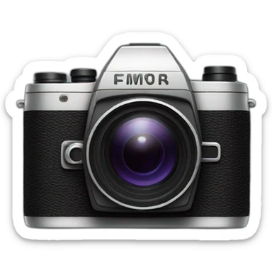 photographer camera old sticker