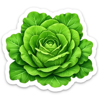 small lettuce leaves sticker
