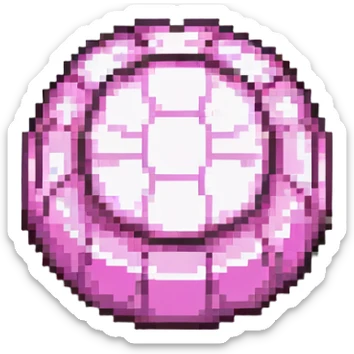 BLACKPINK-inspired object, black and pink colors, playful and retro feel, Pixel Art style sticker