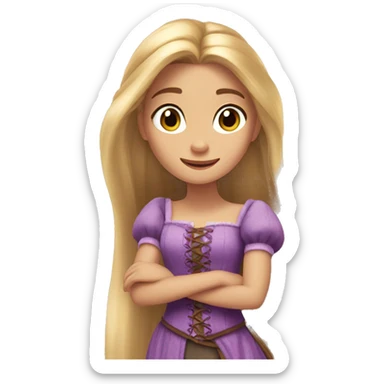 Rapunzel sticker