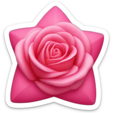 triangle rose a l'envers sticker