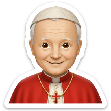 John Paul II From Poland sticker