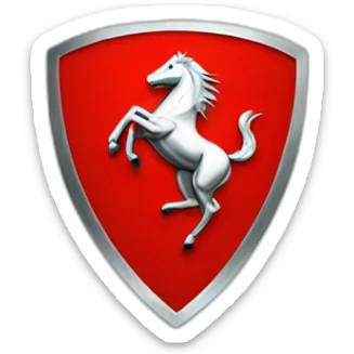 Ferrari logo sticker