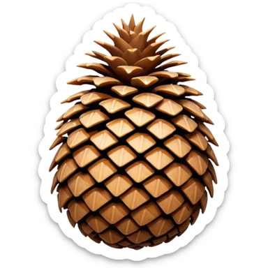 Pinecone  sticker