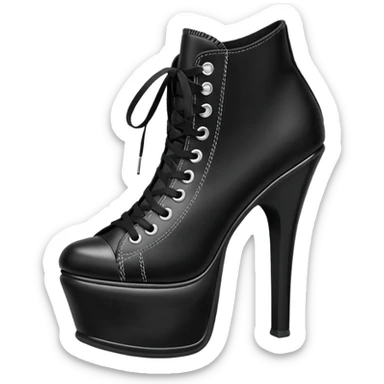 converse high heel sticker