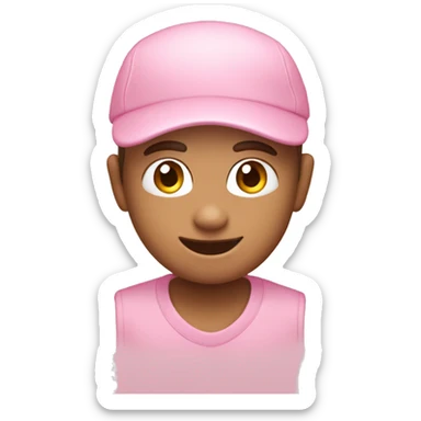 Please create an emoji that looks like the icon of Safari in pastel pink sticker