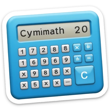 Build me app like website www cymath com sticker