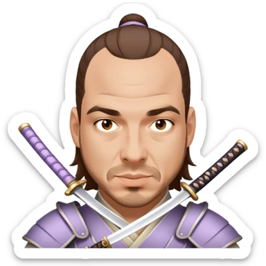 Gentle Samurai sticker