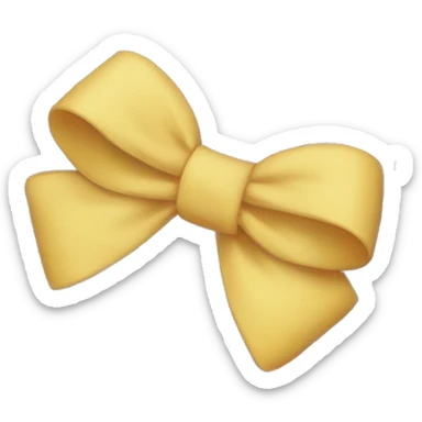 Plaid bow  sticker
